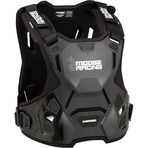 Moose Racing Youth Agroid Chest Guard - Black - 2Xs/Xs 2701-1115