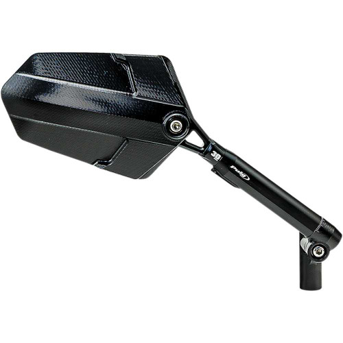 PUIG HI-TECH PARTS 010NN Puig Hi-Tech Parts Mirror - Explorer - Side View - Right - Diamond - Black 010Nn