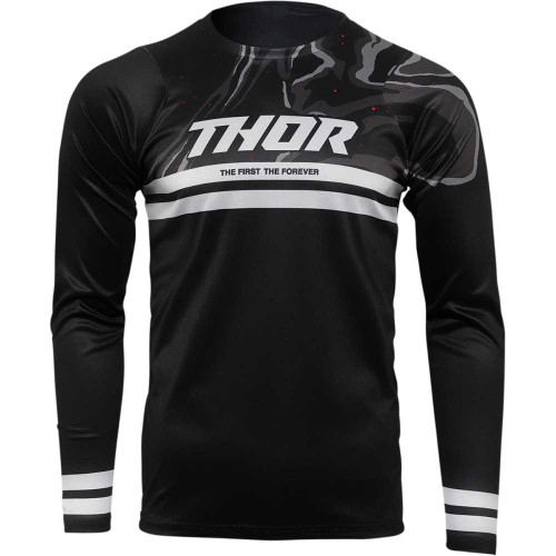 THOR 5120-0189 Thor Assist Banger Long-Sleeve Jersey - Black - Large