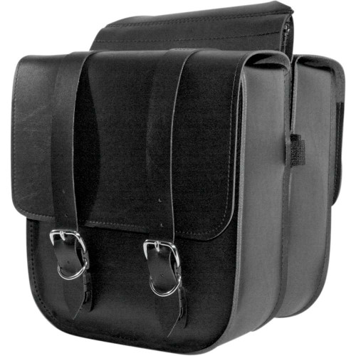 WILLIE & MAX LUGGAGE 5830100 Willie & Max Luggage Adjustable Saddlebag - Standard - Black 58301-00