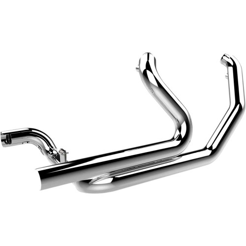 KHROME WERKS 200670 Khrome Werks Aggressor 2-Into-2 Crossover Headers - Chrome - Fl 200670