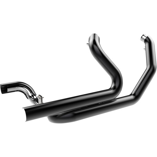 Khrome Werks Aggressor 2-Into-2 Crossover Headers - Black - Fl 200860