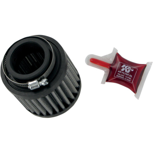 K & N Rubber Base Crankcase Vent Filter - Black - 1-1/2" Id 62-1450