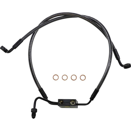 MAGNUM SHIELDING AS47006 Magnum Shielding Brake Line - Black Pearl As47006