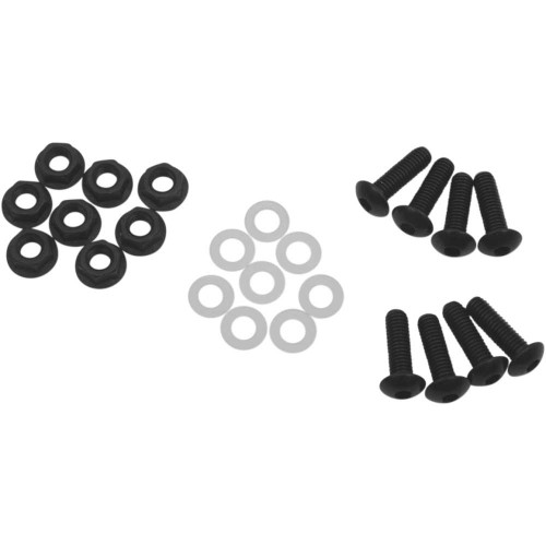 PUIG HI-TECH PARTS 0956N Puig Hi-Tech Parts Windscreen Screw Kit - Black 0956N