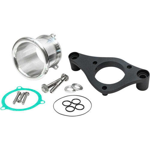 FEULING OIL PUMP CORP. 5401 Feuling Oil Pump Corp. 3" Velocity Stack With Backing Plate Kit - Black 5401