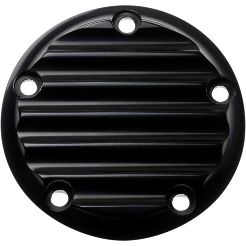 JOKER MACHINE 02991 Joker Machine Points Cover - Finned - 5 Hole - Black Anodized 02-99-1