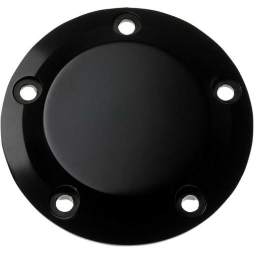 JOKER MACHINE 0299SB Joker Machine Points Cover - Smooth - 5 Hole - Black Anodized 02-99Sb
