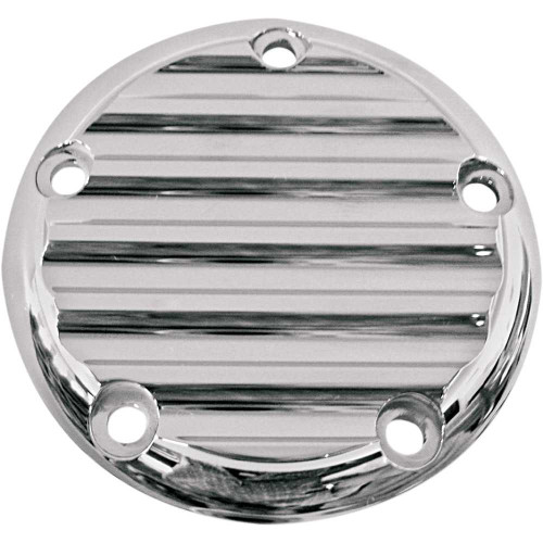 JOKER MACHINE 0299FN Joker Machine Points Cover - Finned - 5 Hole - Chrome 02-99Fn