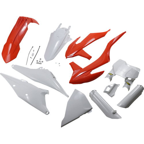 Cycra Body Kit - Powerflow - Oem Orange/White 1Cyc-9326-02