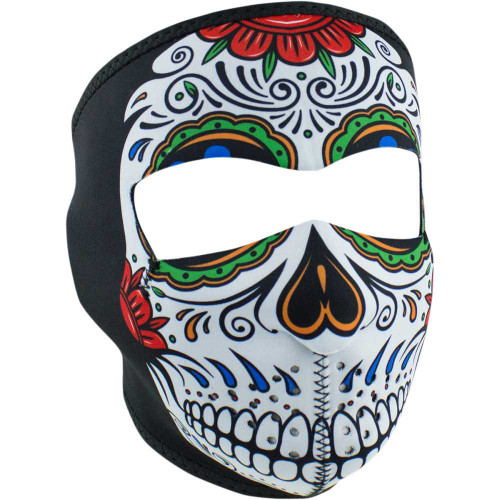 ZAN HEADGEAR WNFM413 Zan Headgear Full-Face Mask - Muerte Skull Wnfm413