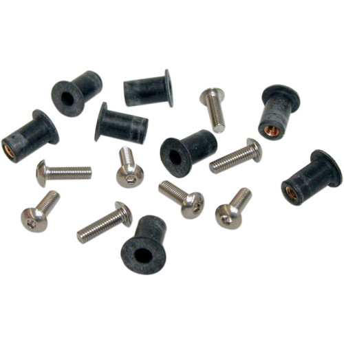 ZERO GRAVITY 32110 Windscreen Well Nuts 32-110