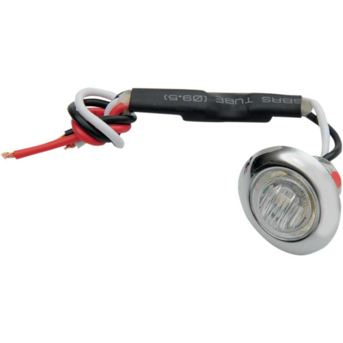 PRO-ONE PERF.MFG. 402230 Pro-One Perf.Mfg. Mini Marker Light - Dual Function - Red Led - Clear Lens 402230