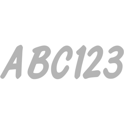 HARDLINE SIL400EC Hardline Sticker Kit - Silver - 400 Sil400Ec