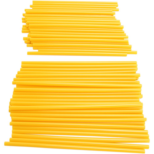Emgo Spoke Covers - Yellow - 80 Pack 16-26097