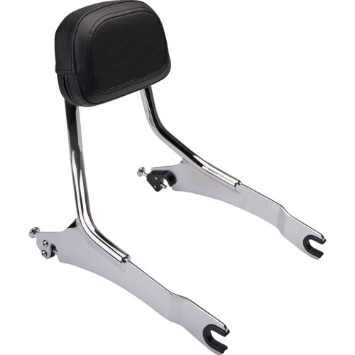 Cobra Detachable Backrest - Chrome - Two-Up Seat - Scout 502-2210