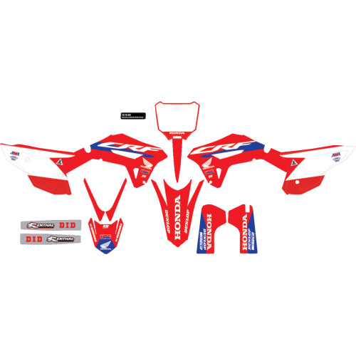 D'Cor Visuals Graphic Kit - Honda Hrc 20-10-941
