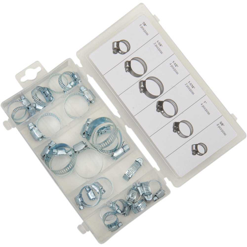 PERFORMANCE TOOL W5348 Performance Tool Hose Clamps - Assortment - 26-Piece W5348