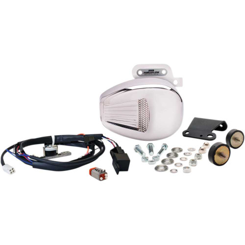 JIMS 5469 Jims Forceflow Cylinder Head Cooler Kit - Chrome - M8 Touring 5469