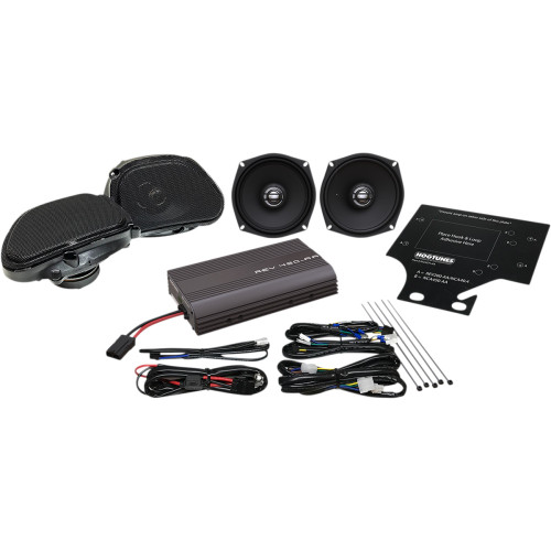 Hogtunes 200W Amp/Speaker Kit - Rg Rev 450 Rgu Kit-Aa