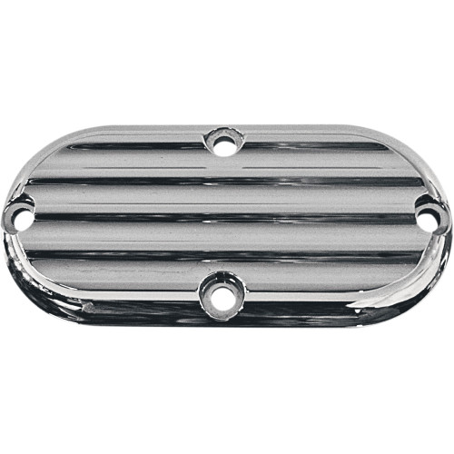 Joker Machine Inspection Cover - Chrome - Finned 06-95Fn