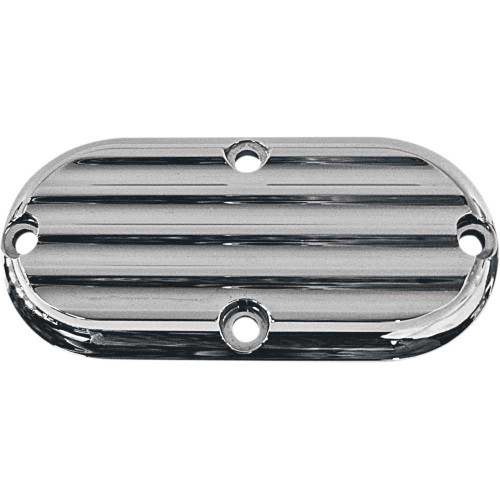 JOKER MACHINE 0695FN Joker Machine Inspection Cover - Chrome - Finned 06-95Fn