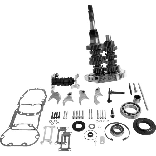 Baker Drivetrain 6-Speed Gear Set - Polished Od6-404P-02