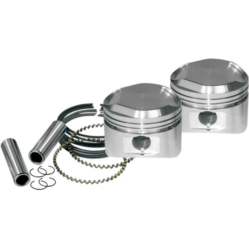 S&S CYCLE 922017 S&S Cycle Piston Kit - For S&S Super Stock Cylinder Heads - Xl 1200 - +.010 92-2017