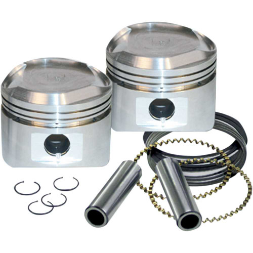 S&S CYCLE 922047 S&S Cycle Piston Kit - For 89" Stroker Kits & Super Stock Heads - 3.5" - +.010 92-2047