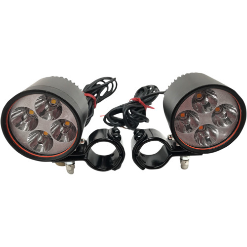 Rivco Products Black Led Driving Light Dlled125Bk