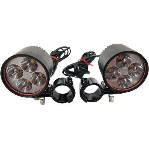 RIVCO PRODUCTS DLLED125BK Rivco Products Black Led Driving Light Dlled125Bk