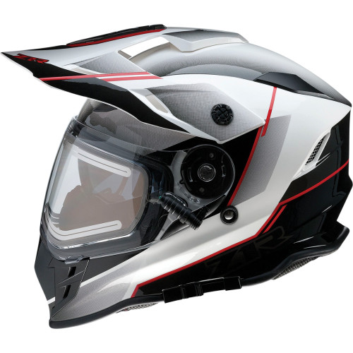 Range Snow Helmet - Bladestorm - Electric - Dual Pane - Black/Red/White - Xl