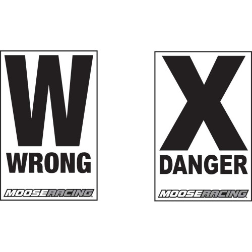 MOOSE RACING M900014PT Danger/Warn Course Arrow M9000-14Pt