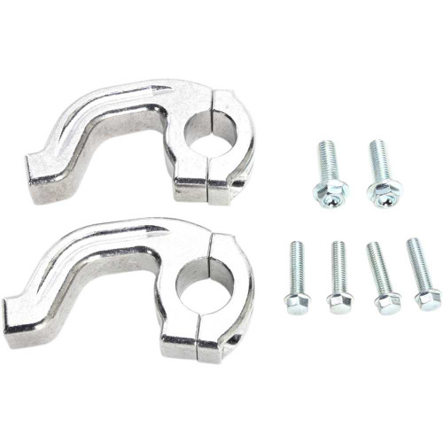 MOOSE RACING 50232S Moose Racing Handguard Clamp - Contour - 7/8" - Silver 50-232S