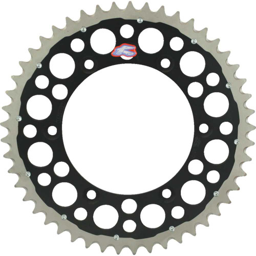RENTHAL 123052049GPBK Renthal Twinring Rear Sprocket - 49 Tooth - Black 1230-520-49Gpbk