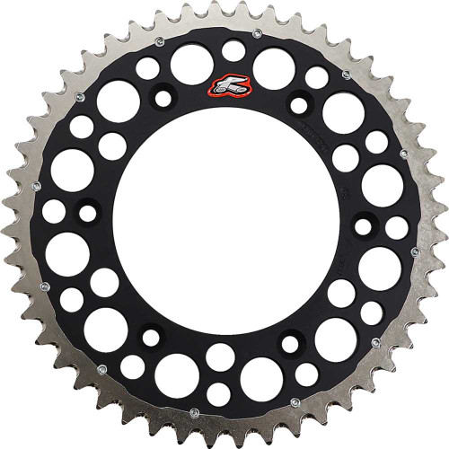 RENTHAL 154052048GPBK Renthal Twinring Rear Sprocket - 48 Tooth - Black 1540-520-48Gpbk