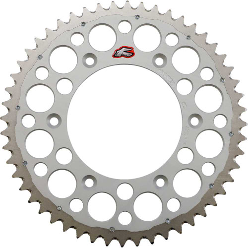 RENTHAL 154052052GPSI Renthal Twinring Rear Sprocket - 52 Tooth - Silver 1540-520-52Gpsi