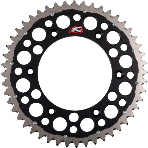 RENTHAL 224052048GPBK Renthal Twinring Rear Sprocket - 48 Tooth - Black 2240-520-48Gpbk