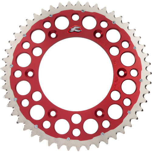 RENTHAL 154052049GPRD Renthal Twinring Rear Sprocket - 49 Tooth - Red 1540-520-49Gprd