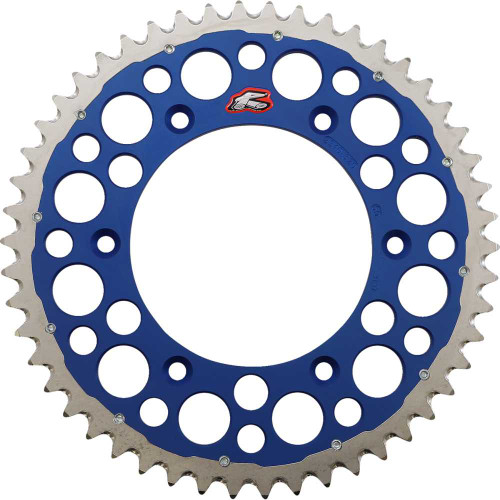 RENTHAL 224052050GPBU Renthal Twinring Rear Sprocket - 50 Tooth - Blue 2240-520-50Gpbu