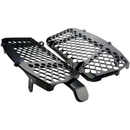 TRAIL TECH 0151RB02 Trail Tech Radiator Guard Set - Black - Gas Gas/Husqvarna/Ktm 0151-Rb02