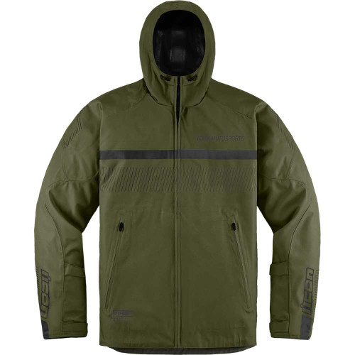 ICON 2820-5822 Icon Pdx3 Jacket - Olive - Medium