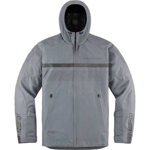 ICON 2820-5815 Icon Pdx3 Jacket - Gray - Small