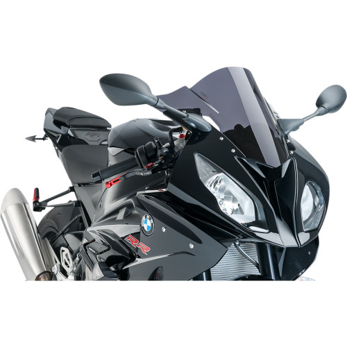 Puig Hi-Tech Parts Race Windscreen - 14-1/4" - Dark Smoke - S1000Rr 7564F