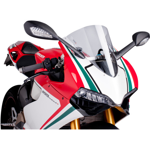 Puig Hi-Tech Parts Race Windscreen - 15-3/4" - Clear - Panigale 5990W