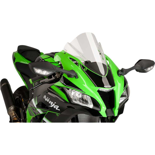 PUIG HI-TECH PARTS 8912W Puig Hi-Tech Parts Race Windscreen - 14-1/4" - Clear - Zx10R 8912W