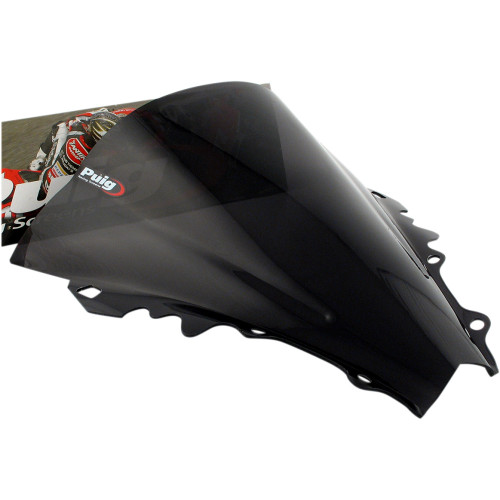 Puig Hi-Tech Parts Race Windscreen - 12-1/2" - Dark Smoke - Yzf-R6 4059F