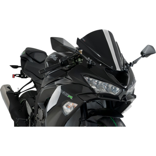 Puig Hi-Tech Parts Race Windscreen - 13-3/4" - Black - Zx-6R 3177N