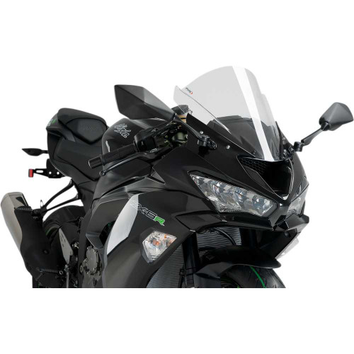 PUIG HI-TECH PARTS 3177W Puig Hi-Tech Parts Race Windscreen - 13-3/4" - Clear - Zx-6R 3177W