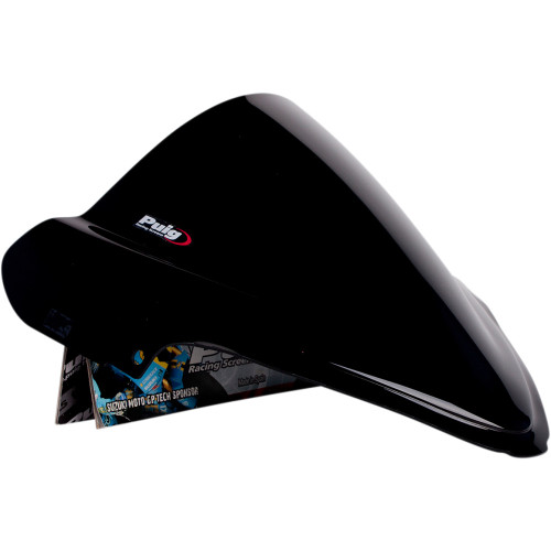 Puig Hi-Tech Parts Race Windscreen - 15-3/8" - Black - Hayabusa 4826N